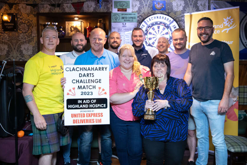 Charity Darts Competition Raises Record Amount for Highland Hospice image
